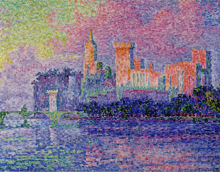 Paul Signac The Papal Palace,